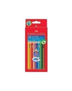 Карандаши акварельные Grip 2001 12 цветов Faber-castell