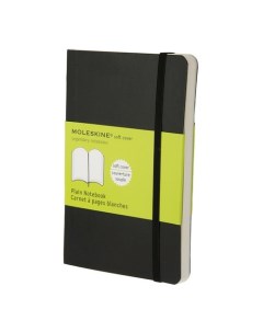 Блокнот нелинованный Classic Soft Pocket Plain черный Moleskine