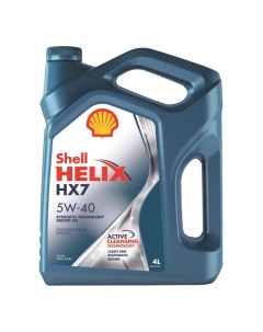 Масло моторное Helix HX7 5W40 4л Shell