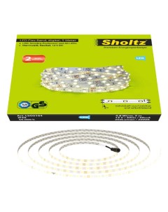 Лента светодиодная 5м 24Вт IP20 3000К 12В Sholtz