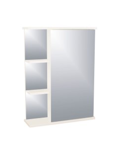 Шкаф зеркальный подвесной 45x72 см цвет белый Без бренда