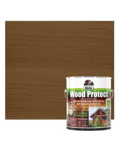 Антисептик Wood Protect цвет тик 10 л Dufa