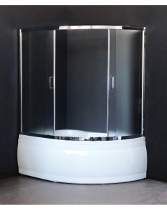 Шторка для ванны RB150ALP C CH матовая Royal bath