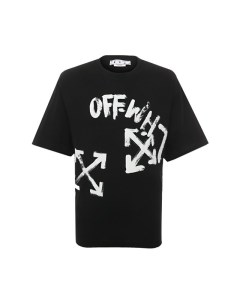 Хлопковая футболка Off-white