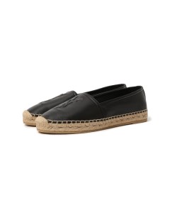 Кожаные эспадрильи Espadrille Saint laurent