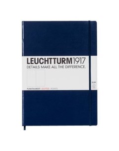 Блокнот A4 60 листов в точку темно синий Leuchtturm1917