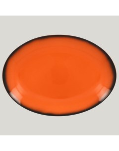 Блюдо овальное LEA Orange 32см оранжевый LENNOP32OR Rak porcelain