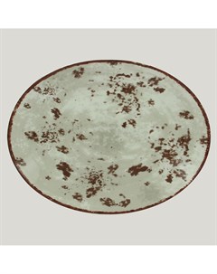 Тарелка Peppery овальная плоская 32х23см серый NNOP32PGY Rak porcelain