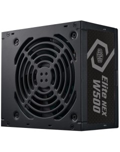 Блок питания ATX ELITE NEX White 500W APFC 80 Plus Standart 120mm fan Bulk w EU cord Cooler master