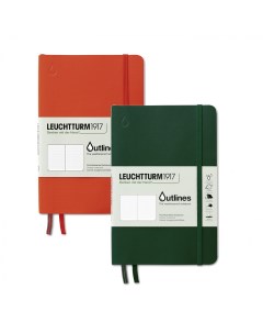 Записная книжка в точку Leuchtturm Outlines B6 89 стр 150 г мягкая обложка Leuchtturm1917