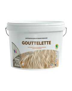 Штукатурка декоративная Gouttelette шуба белая 18 кг Pragmatic