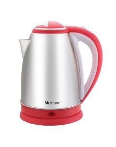 Чайник электрический MC 6617 2 л Silver Red Mercury