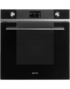 Встраиваемый электрический духовой шкаф SOP6102S2PN Linea black Smeg