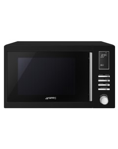 Микроволновая печь с грилем MOE25B черный Smeg