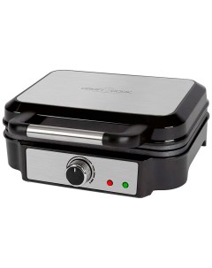 Электровафельница PC WA 1241 inox серебристая черная Profi cook