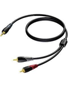 Кабель аудио 1xMini Jack 2xRCA CLA711 5 5 0m Procab