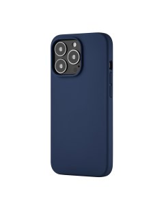 Чехол Touch Case Liquid silicone для iPhone 13 Pro синий Ubear