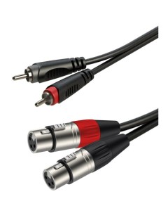 Кабель аудио 2xRCA 2xXLR RACC170 3 3 0m Roxtone