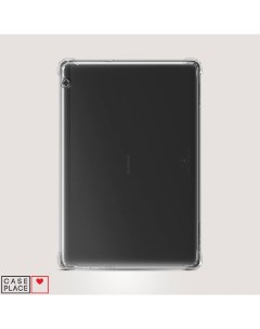 Противоударный силиконовый чехол для планшета Huawei MediaPad T5 прозрачный Case place