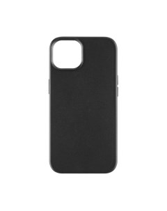 Чехол крышка MagSafe для Apple iPhone 14 кожзам черный Everstone