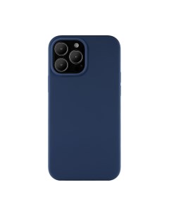 Чехол Touch Mag Сase Liquid silicone для iPhone 13 Pro MagSafe Compatible синий Ubear