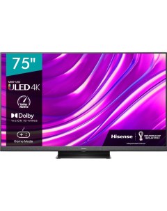 Телевизор HISENSE 75U8HQ, 75"(190 см), UHD 4K Hisense