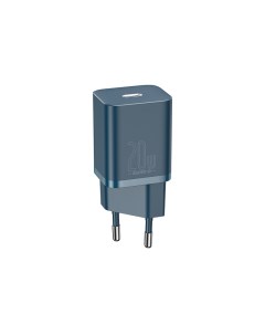 Сетевое зарядное устройство Super Si Quick Charger 1C 20W EU Blue CCSUP B03 Baseus