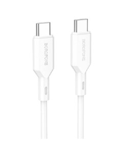 Кабель usb type c usb type c 1 м белый Borofone