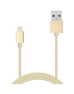 Кабель USB Lightning 1 м бежевый Required