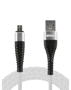 Кабель micro usb usb CB725 UMU 10W 1 м белый Wiiix