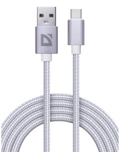 Кабель USB Type C F85 TypeC 1 м белый Defender