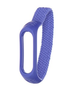 Ремешок для Xiaomi Mi Band 6 Nylon Braid 160mm Blue УТ000025160 Red line