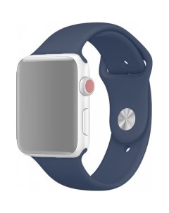 Ремешок для Apple Watch 1 6 SE силиконовый 38 40 мм Темно синий APWTSI38 20 Innozone