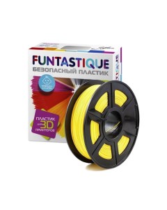 Пластик в катушке PETG 1 75 мм 1 кг цвет Yellow Funtastique