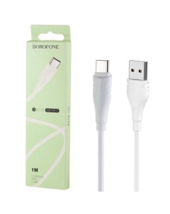 Кабель usb type c usb BX18 2м белый Borofone