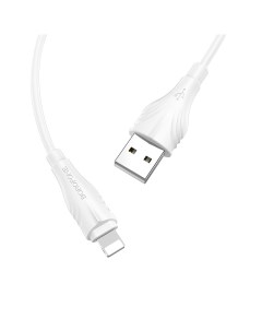 Кабель BX18 USB Lightning 2 4A 1 м белый Borofone