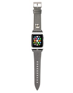 Ремешок для Apple watch 41 40 38 mm silver Karl lagerfeld