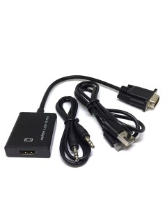 Адаптер HDMI VGA M F Black HCV0201 Espada