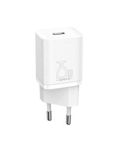 Сетевое зарядное устройство Super Si Quick Charger 1C 25W EU White Baseus