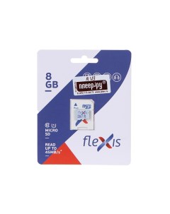 Карта памяти Micro SD 8Гб FMSD008GU1A Flexis