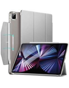 Чехол книжка Ascend Trifold Case для iPad Pro 11 2021 Silver Grey светло серый Esr