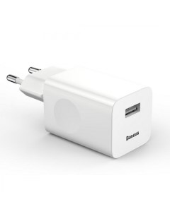 Сетевое зарядное устройство Quick Charge 1xUSB 3 A CCALL BX02 white Baseus