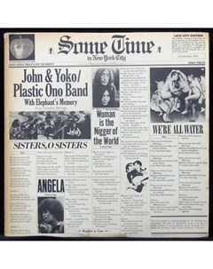 John Yoko Plastic Ono Band Some Time In New York City 2LP Plastinka.com