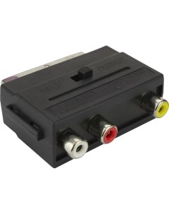 Переходник 3RCA G SCART с переключателем Sds