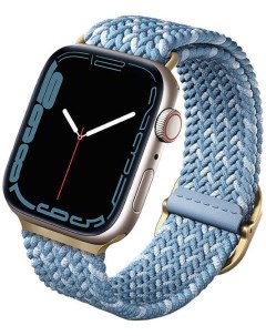 Ремешок Aspen DE strap для Apple Watch 41 40 38 мм Лазурно голубой 41MM ASPDECBLU Uniq