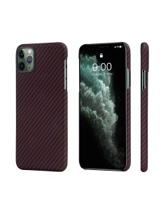 Чехол MagCase для iPhone 11 PRO MAX Black Red Pitaka