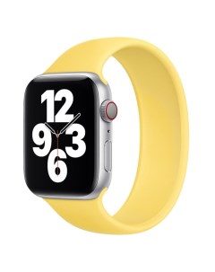 Ремешок для Apple Watch 42 44 mm Sport Band размер M 170 мм канареечный Promise mobile