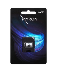 Карта памяти MYRON MicroSD 64GB Class 10 Gz electronics