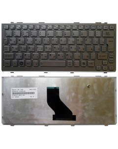 Клавиатура для ноутбука Toshiba mini NB200 NB300 NB305 серебристая Оем