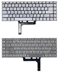 Клавиатура для ноутбука MSI GF63 GF63 8RC GF63 8RD серебристая с подсветкой Оем